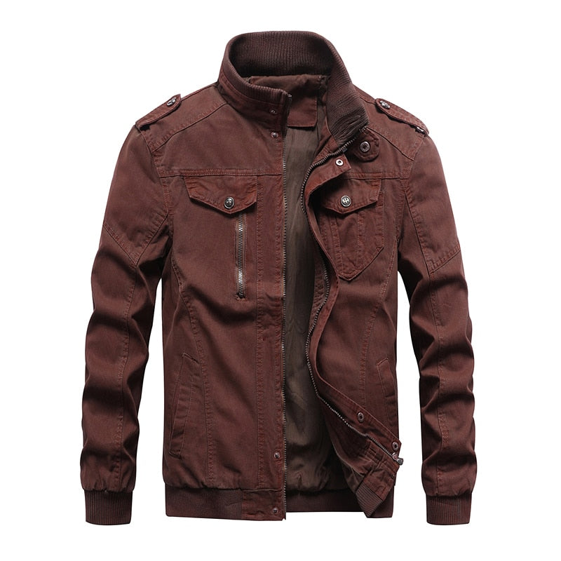 Military Denim Jacket