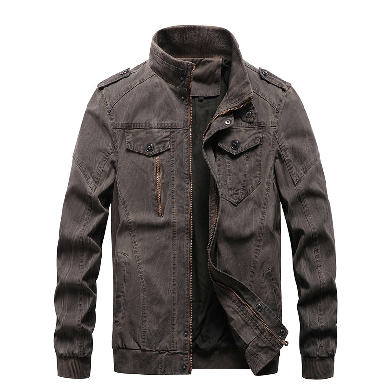 Military Denim Jacket