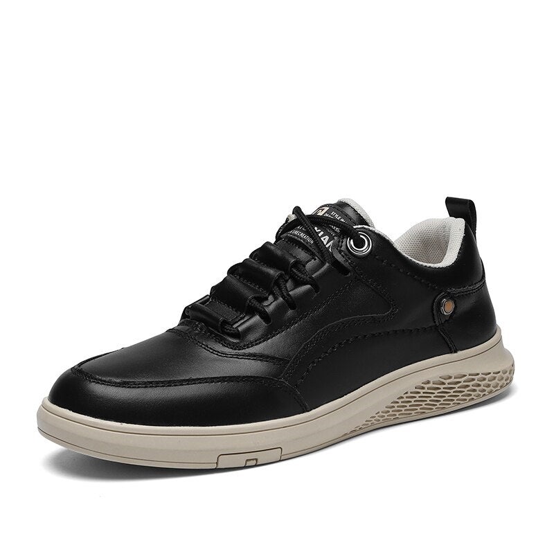 Breathable Lace-Up Casual Shoes