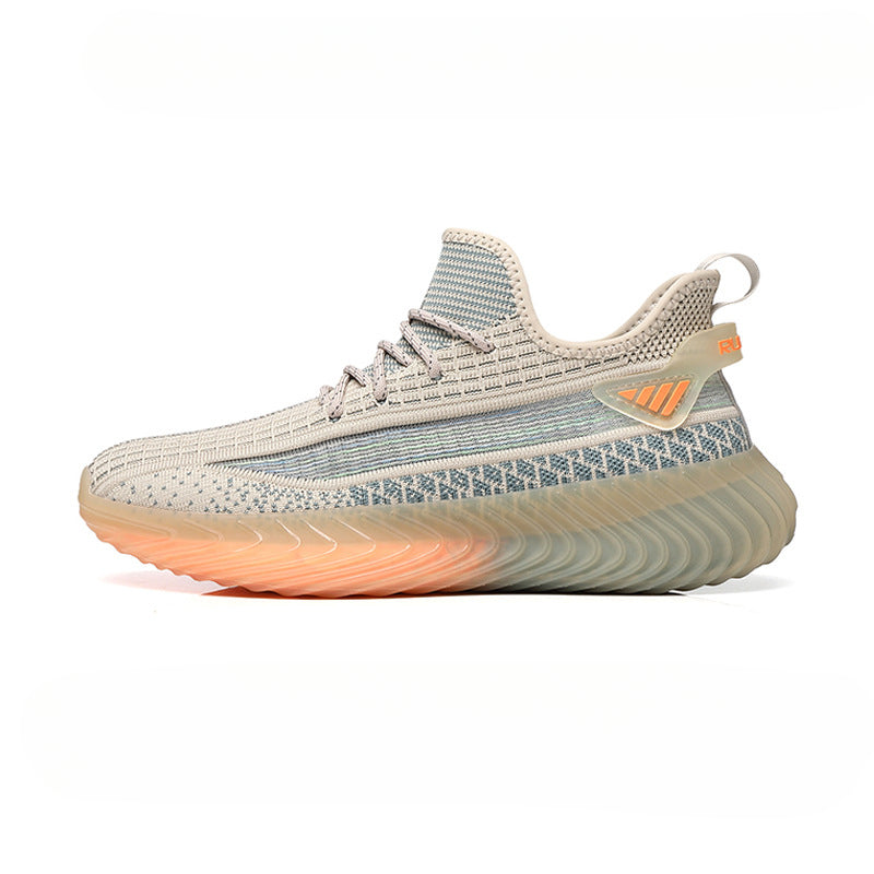Men's Woven Breathable Casual Coconut Sports Shoes