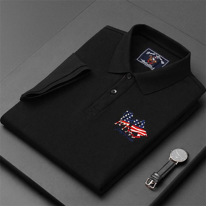 100% Cotton Men's Short Sleeve Polo Shirt
