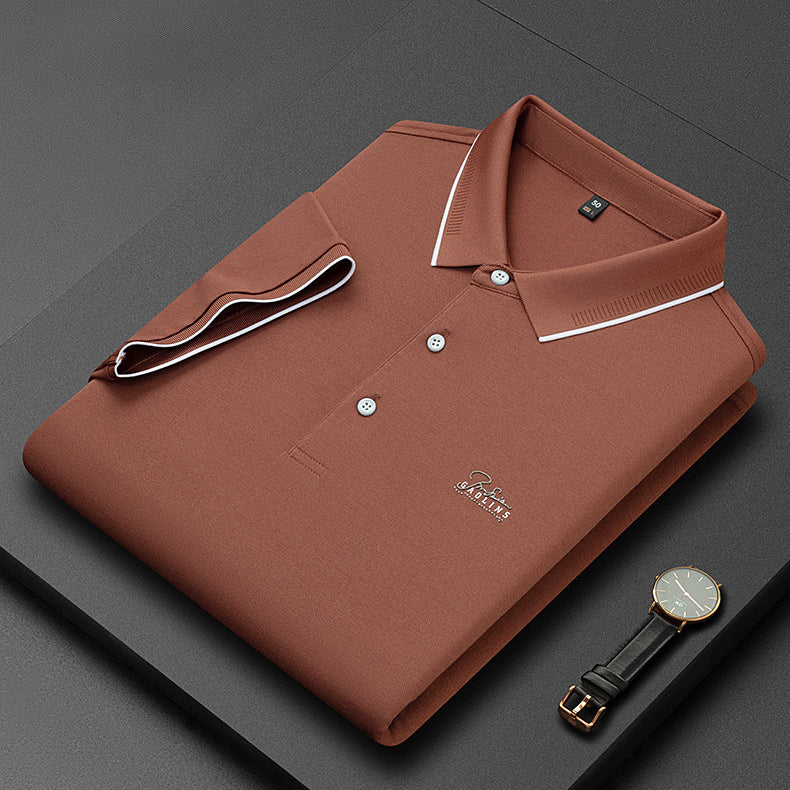 Men's Cotton Summer Short Sleeve POLO Shirt