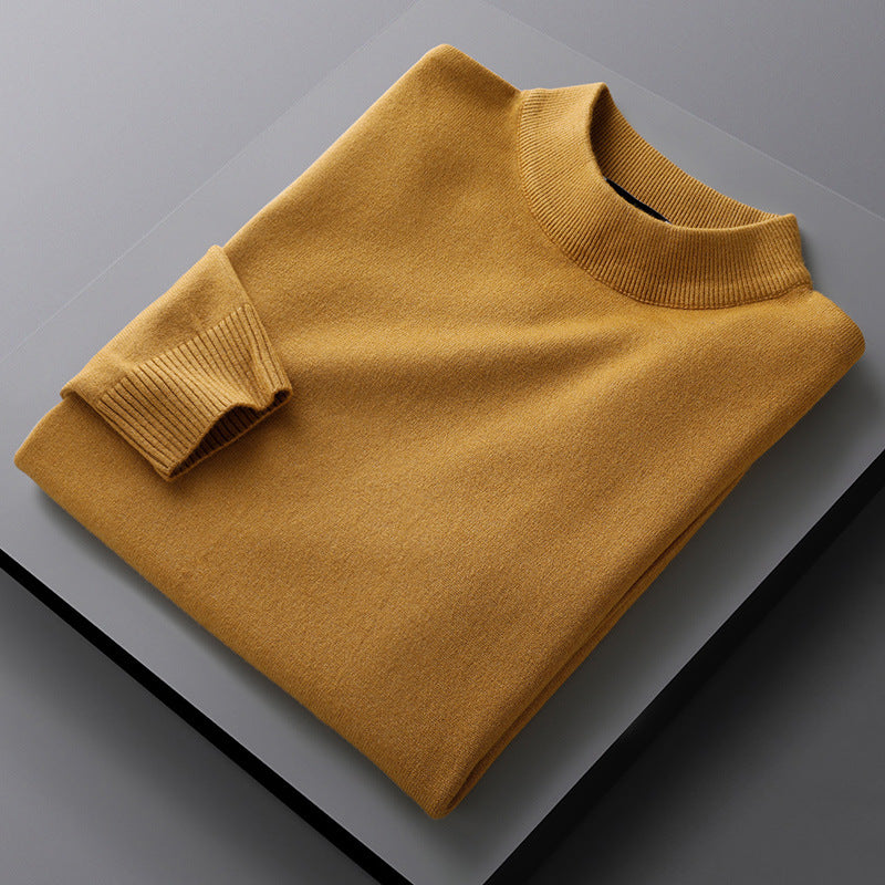 Winter Solid Color Half Turtleneck Sweater