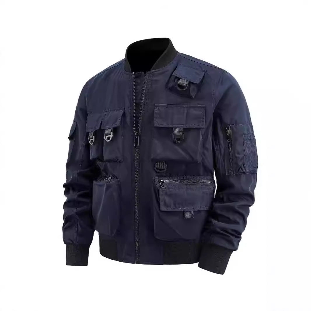 Men's Outdoor Leisure Multi-pocket Flight Jacket