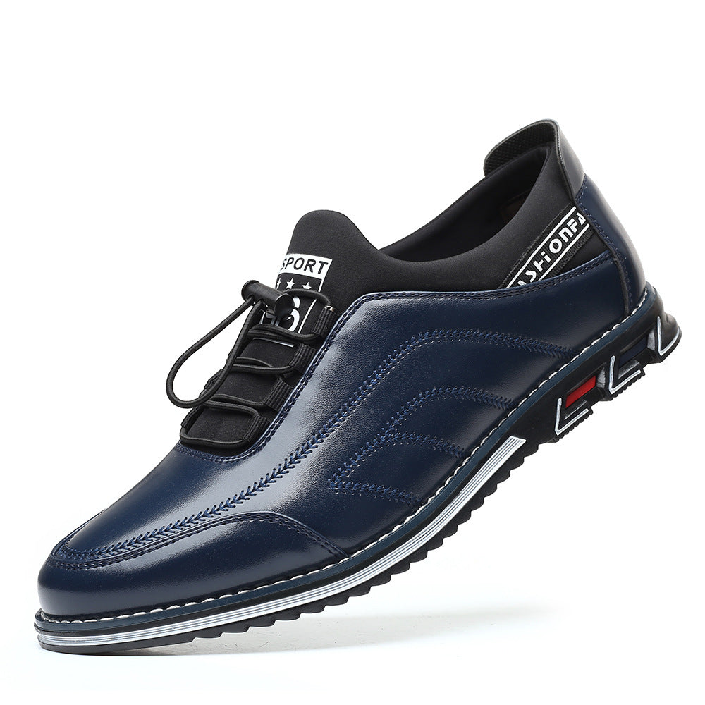 Men's New Large Size Casual and Comfortable Soft-soled Leather Shoes