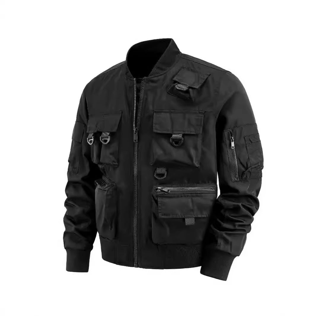 Men's Outdoor Leisure Multi-pocket Flight Jacket