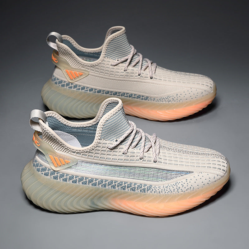 Men's Woven Breathable Casual Coconut Sports Shoes