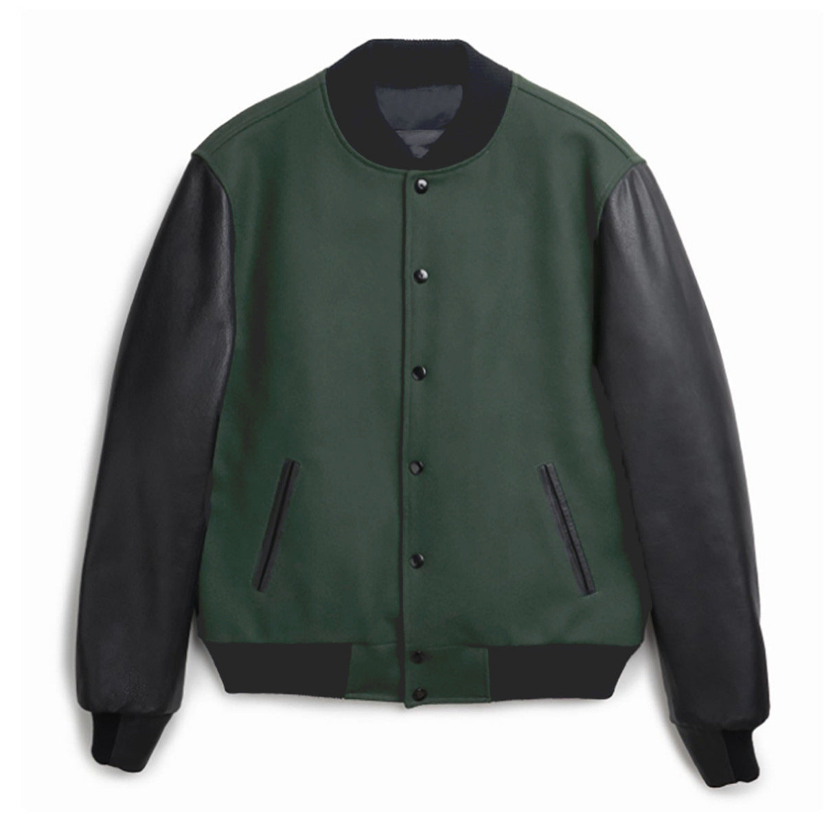 New style patchwork flying jacket single breasted leather jacket