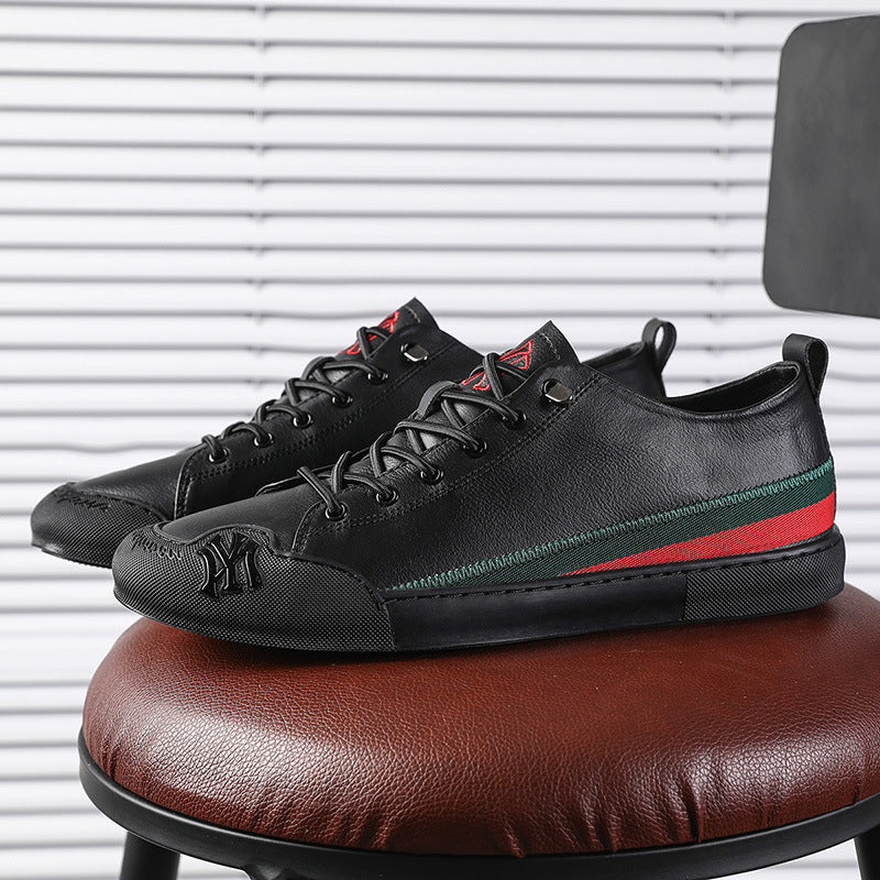 Men's Fashionable All-match Casual Leather Shoes