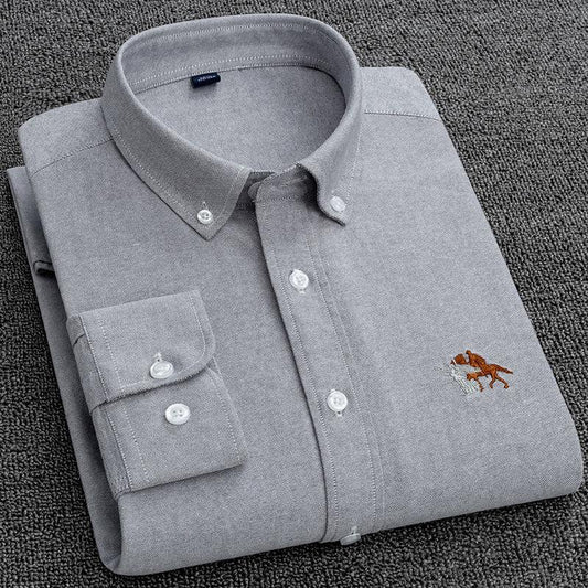 100% Cotton High Quality Embroidery Shirt