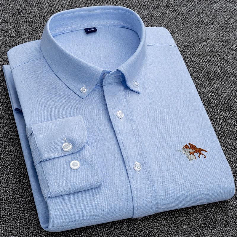 100% Cotton High Quality Embroidery Shirt