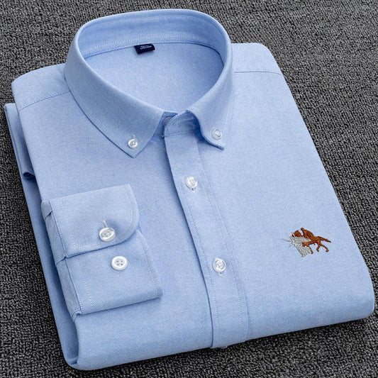 100% Cotton High Quality Embroidery Shirt