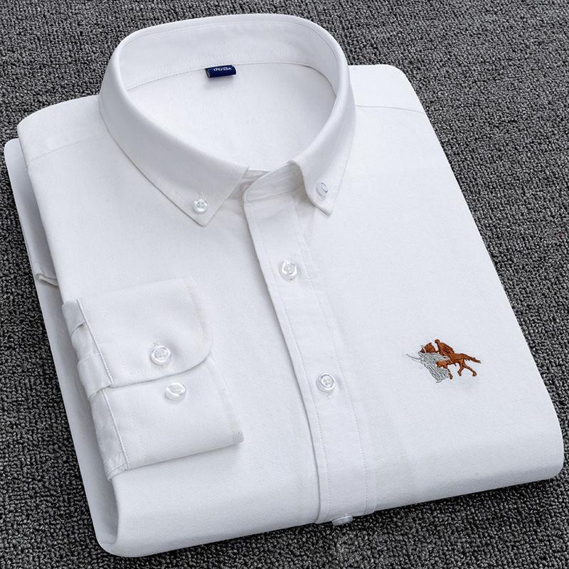 100% Cotton High Quality Embroidery Shirt