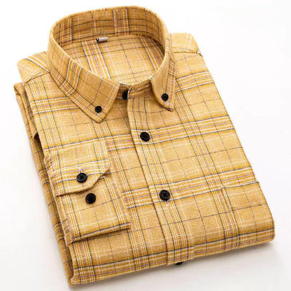 100% Cotton Brushed Plaid Shirt