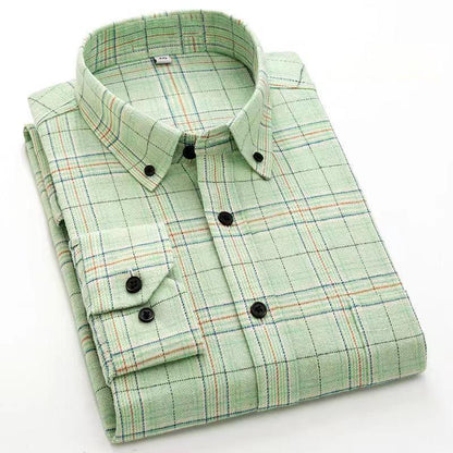 100% Cotton Brushed Plaid Shirt