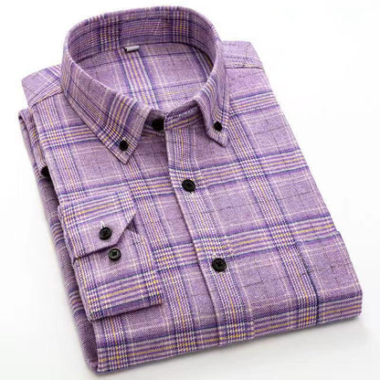 100% Cotton Brushed Plaid Shirt