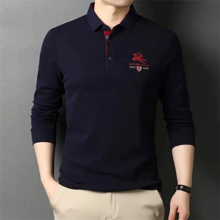 100% Cotton Embroidered Long Sleeve T-shirt