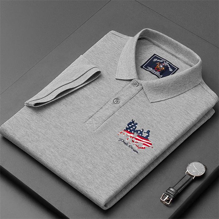 100% Cotton Men's Short Sleeve Polo Shirt