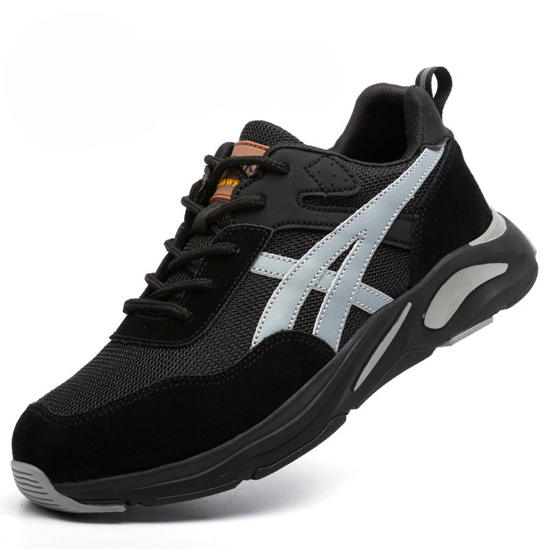 Lightweight, Breathable, Anti-smash and Anti-puncture Work Safety Shoes