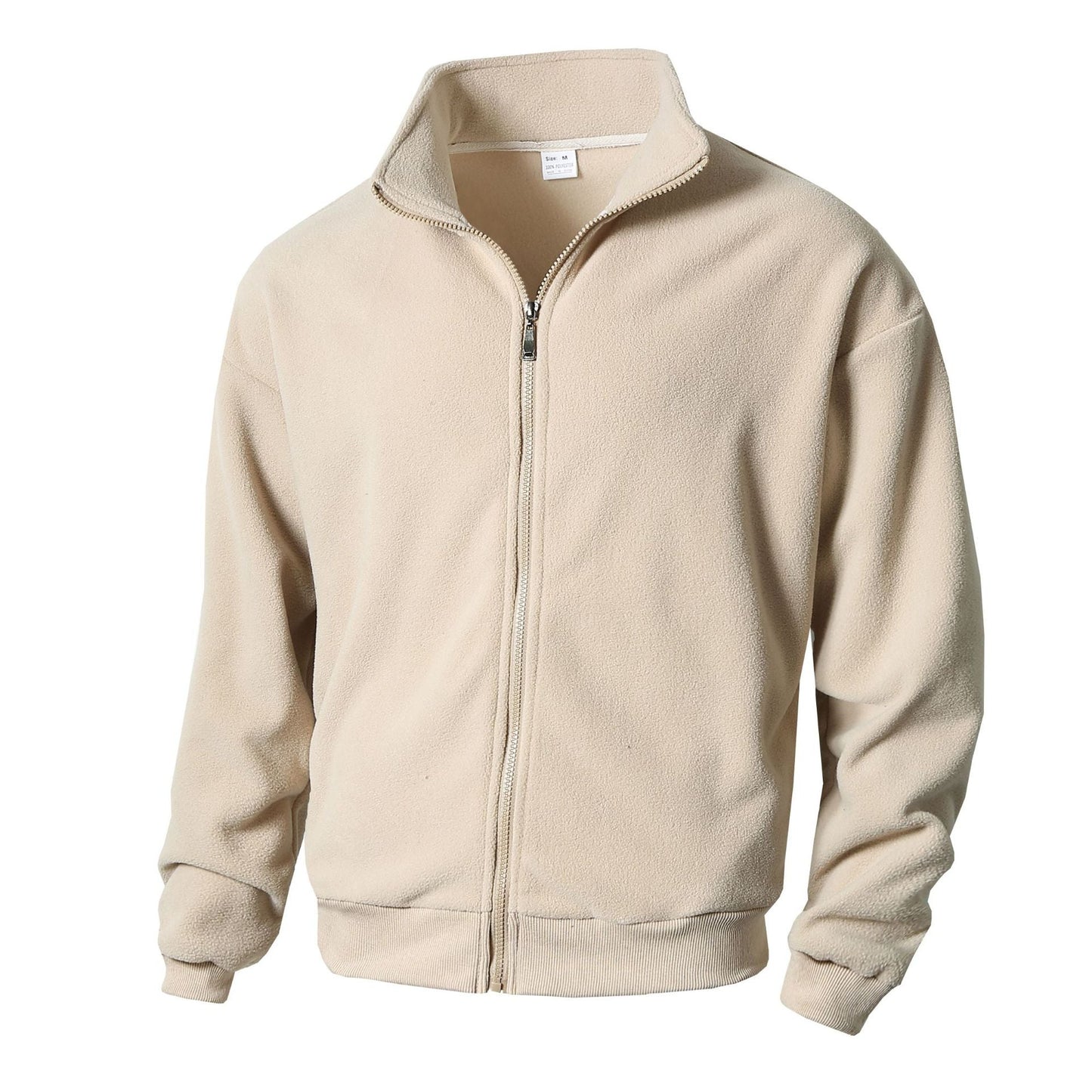 Men's Stand Collar Casual Polar Fleece Warm Jacket