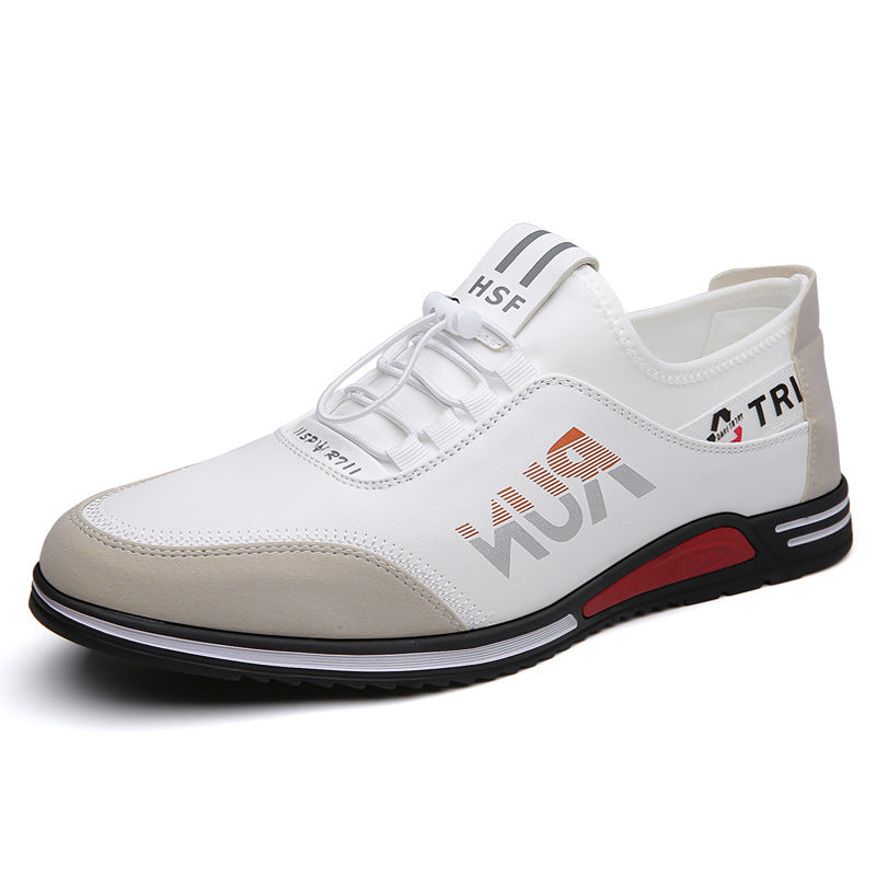 Men's New Versatile Soft-soled Non-slip Breathable Sports Casual Leather Shoes