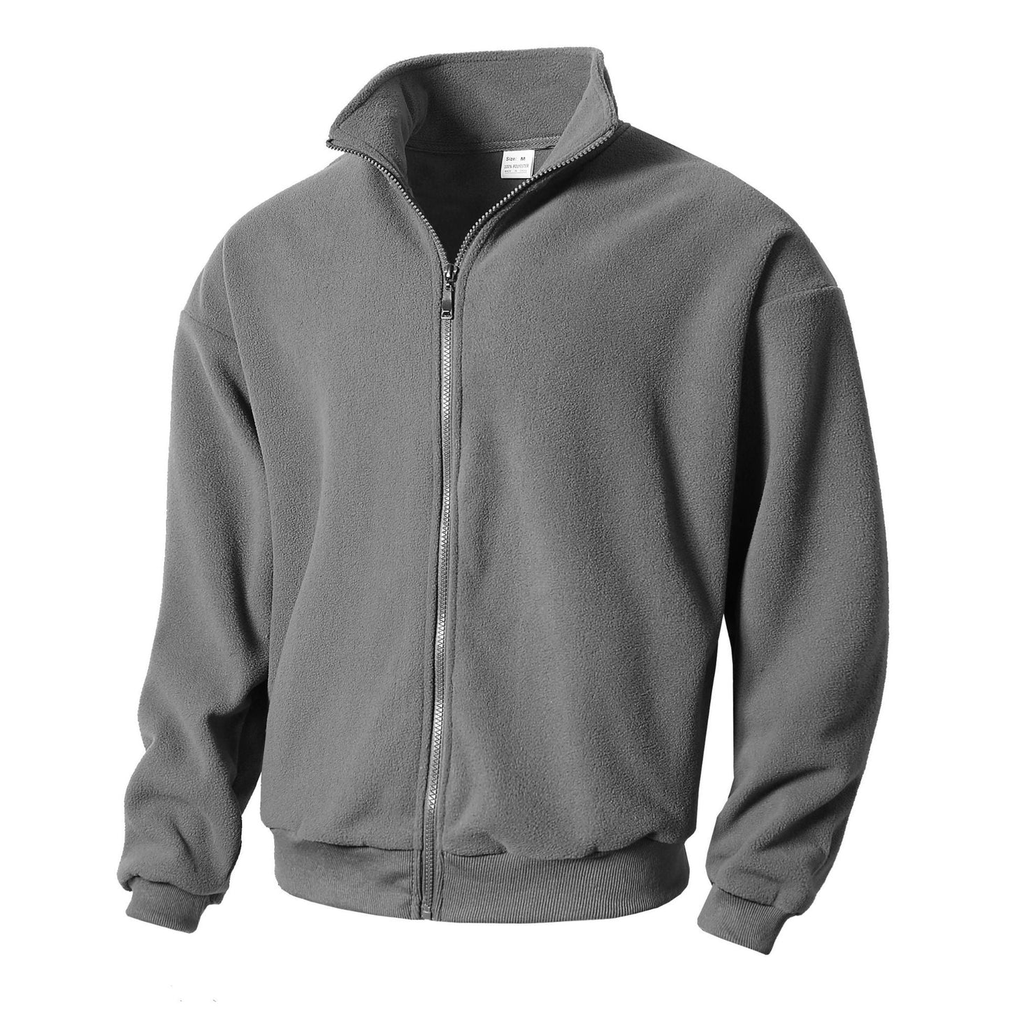 Men's Stand Collar Casual Polar Fleece Warm Jacket