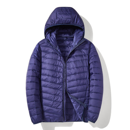 Men's White Duck Down Casual Warm Down Jacket