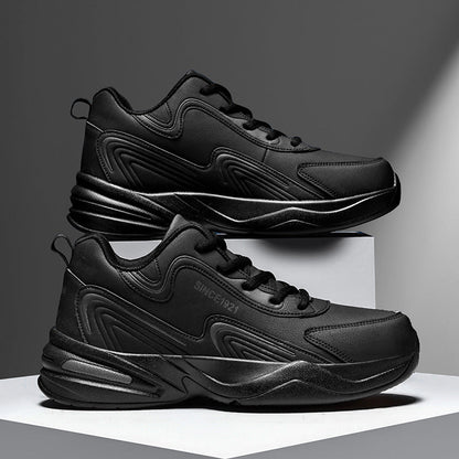 Men's Leather Non-slip Large Size Casual Sports Shoes