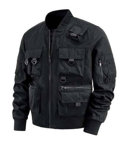 Men's Outdoor Leisure Multi-pocket Flight Jacket