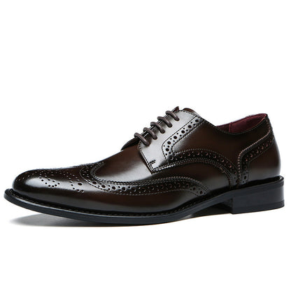New business men's casual leather shoes