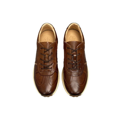 Men's Retro High-end Casual Sports Leather Shoes