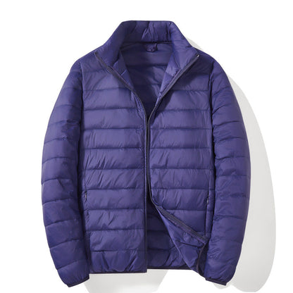Men's White Duck Down Casual Warm Down Jacket