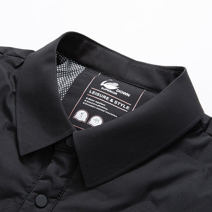 Men's Business Casual Lapel Down Jacket