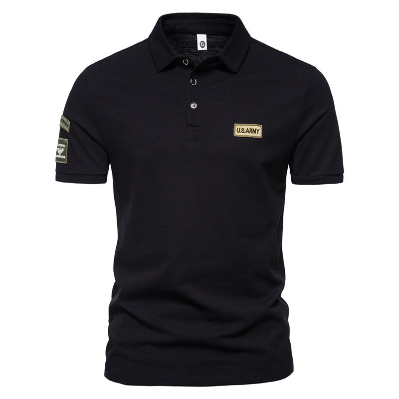 2024 Spring Men's Short-sleeved Polo Shirt