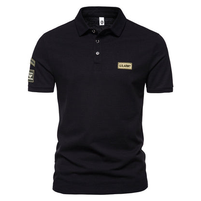 2024 Spring Men's Short-sleeved Polo Shirt
