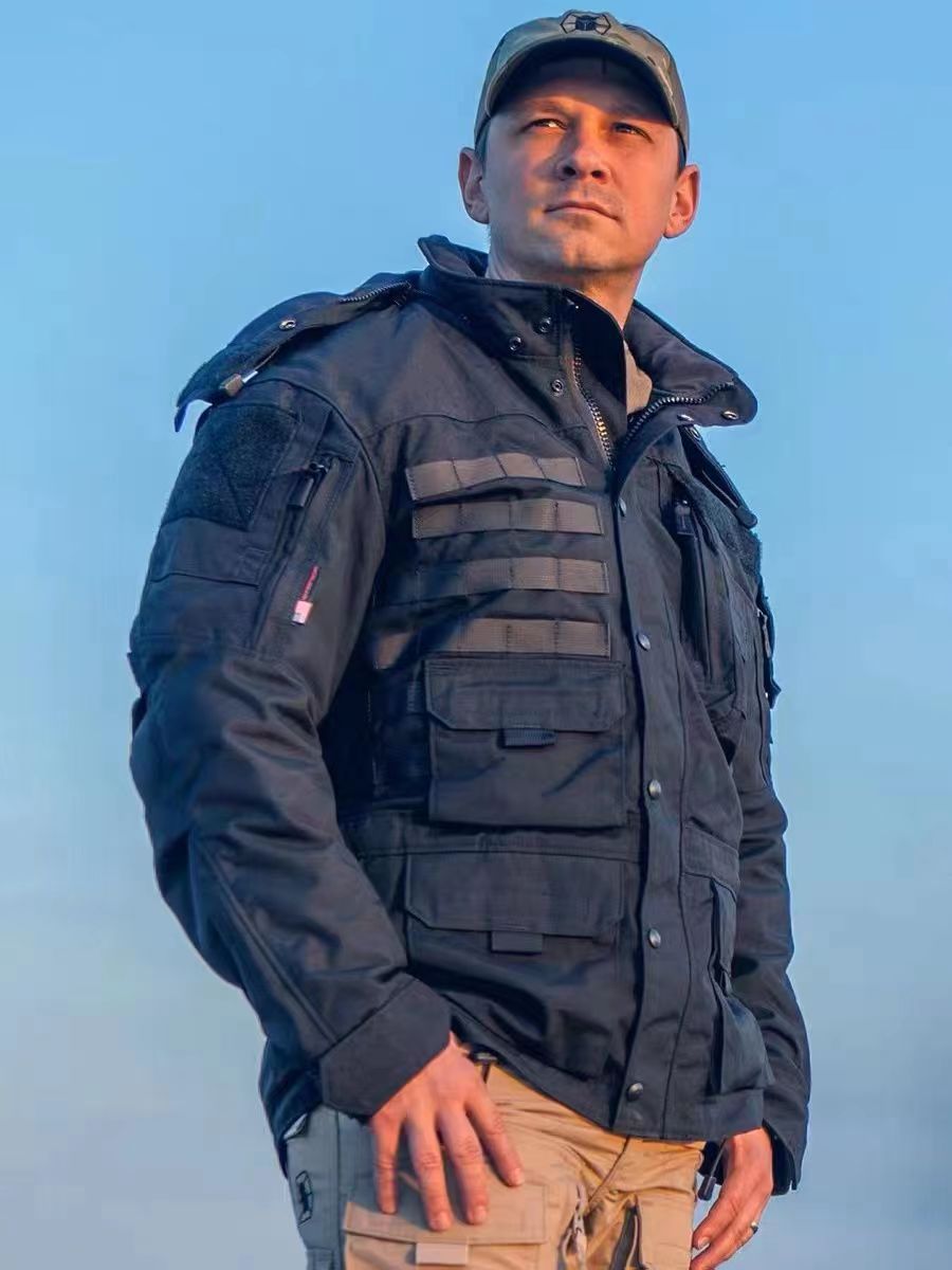 Men's outdoor thickened work jacket
