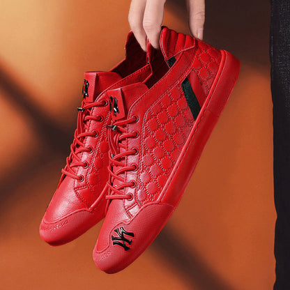 Men's Fashionable All-match Casual Leather Shoes