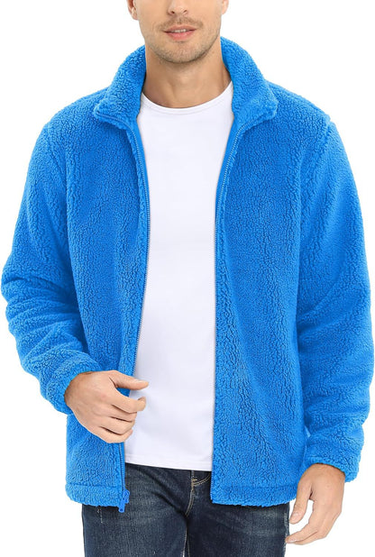 Men's New Lambskin Warm Stand Collar Jacket