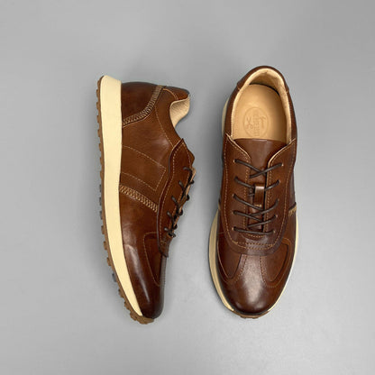 Men's Retro High-end Casual Sports Leather Shoes