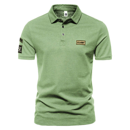 2024 Spring Men's Short-sleeved Polo Shirt