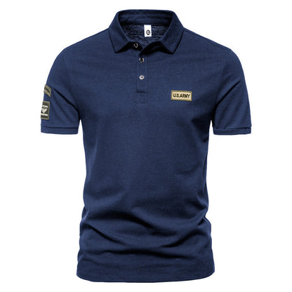 2024 Spring Men's Short-sleeved Polo Shirt