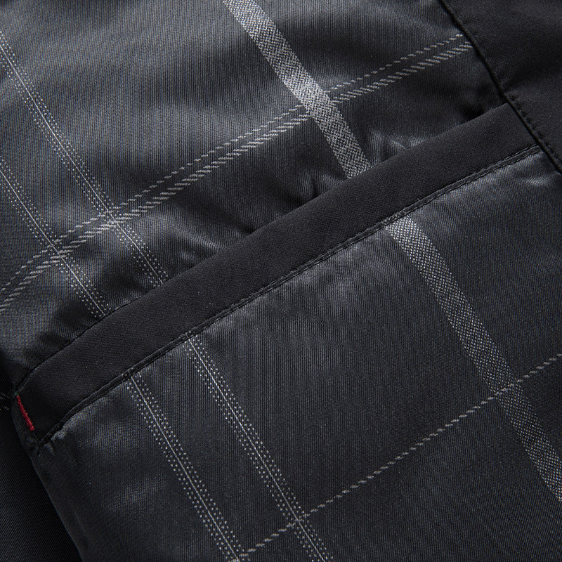 Men's Business Casual Lapel Down Jacket