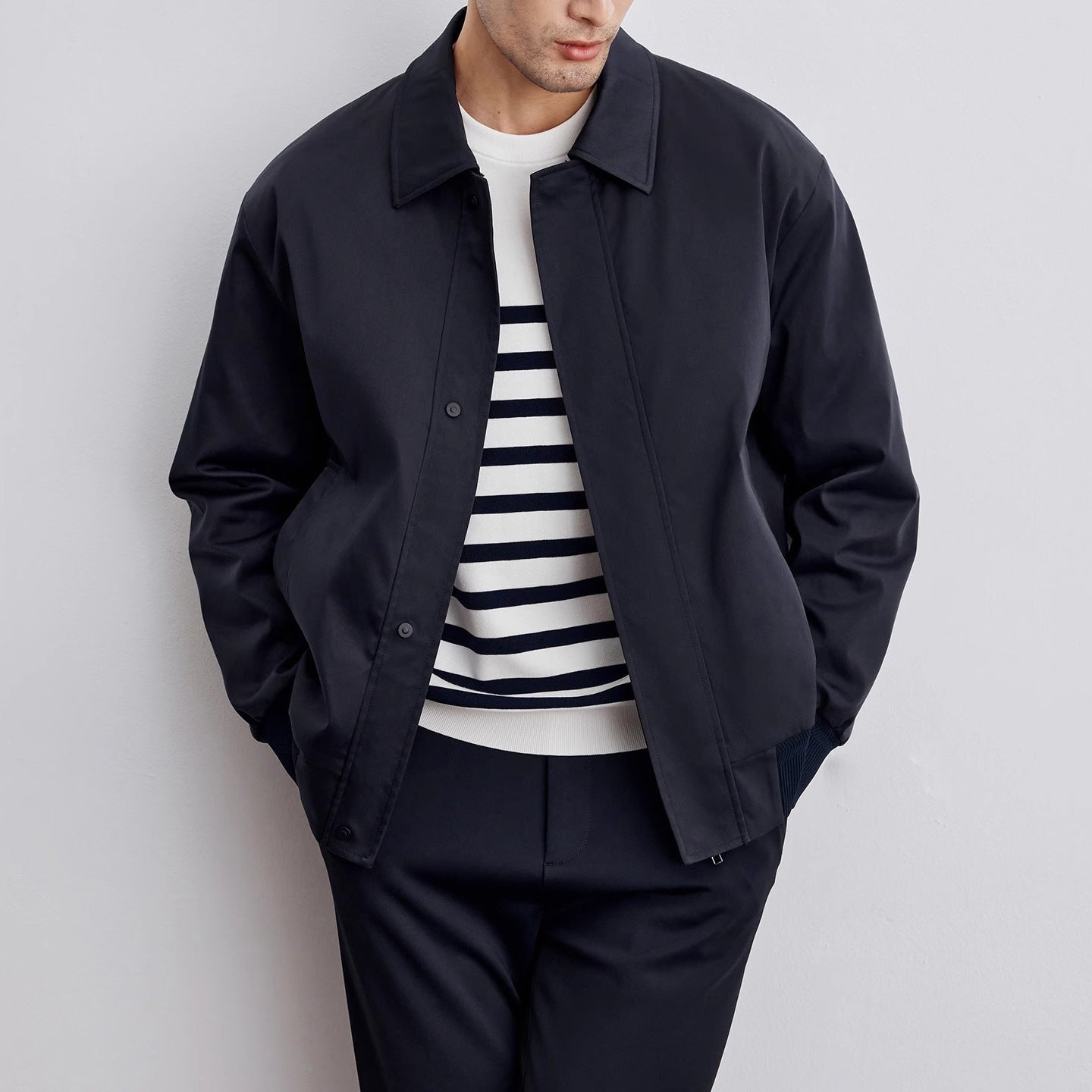 2024 New Men's Lapel High-end Jacket