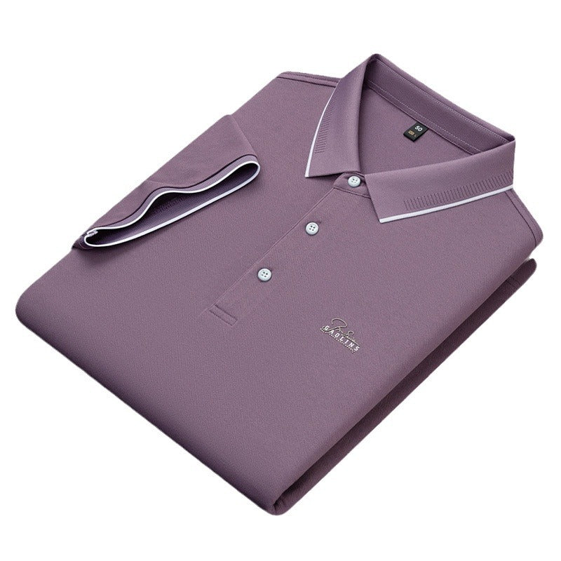Men's Cotton Summer Short Sleeve POLO Shirt