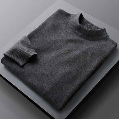 Winter Solid Color Half Turtleneck Sweater