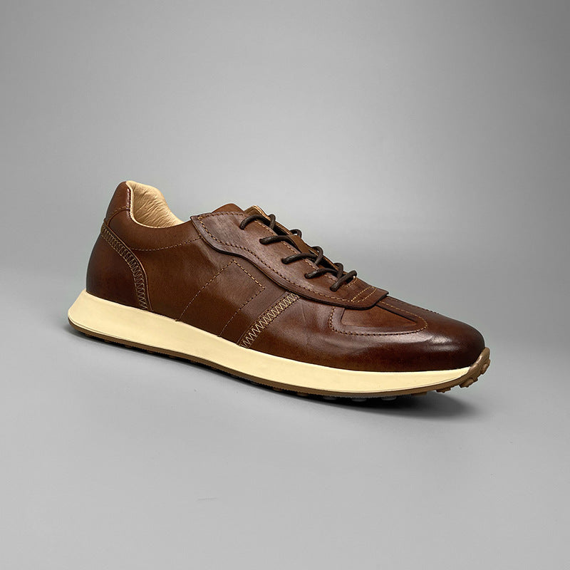 Men's Retro High-end Casual Sports Leather Shoes