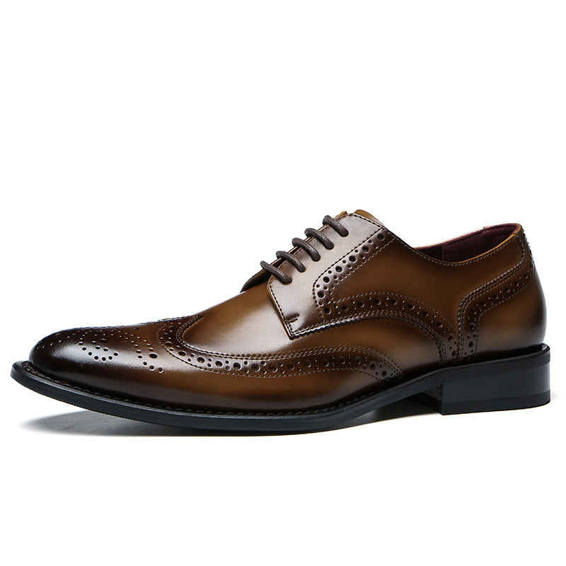 New business men's casual leather shoes