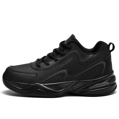Men's Leather Non-slip Large Size Casual Sports Shoes