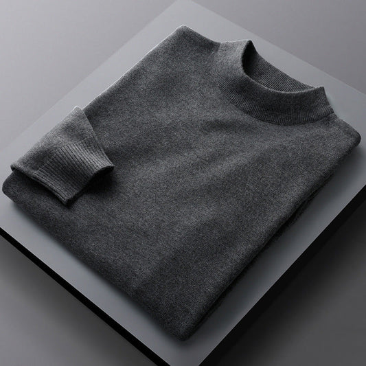 Winter Solid Color Half Turtleneck Sweater