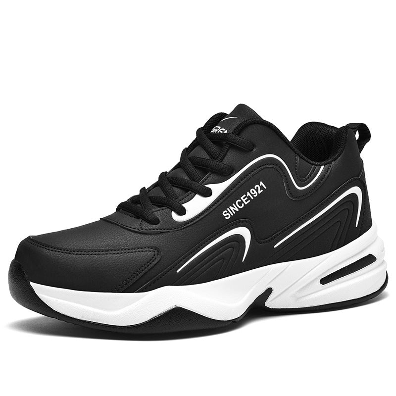 Men's Leather Non-slip Large Size Casual Sports Shoes